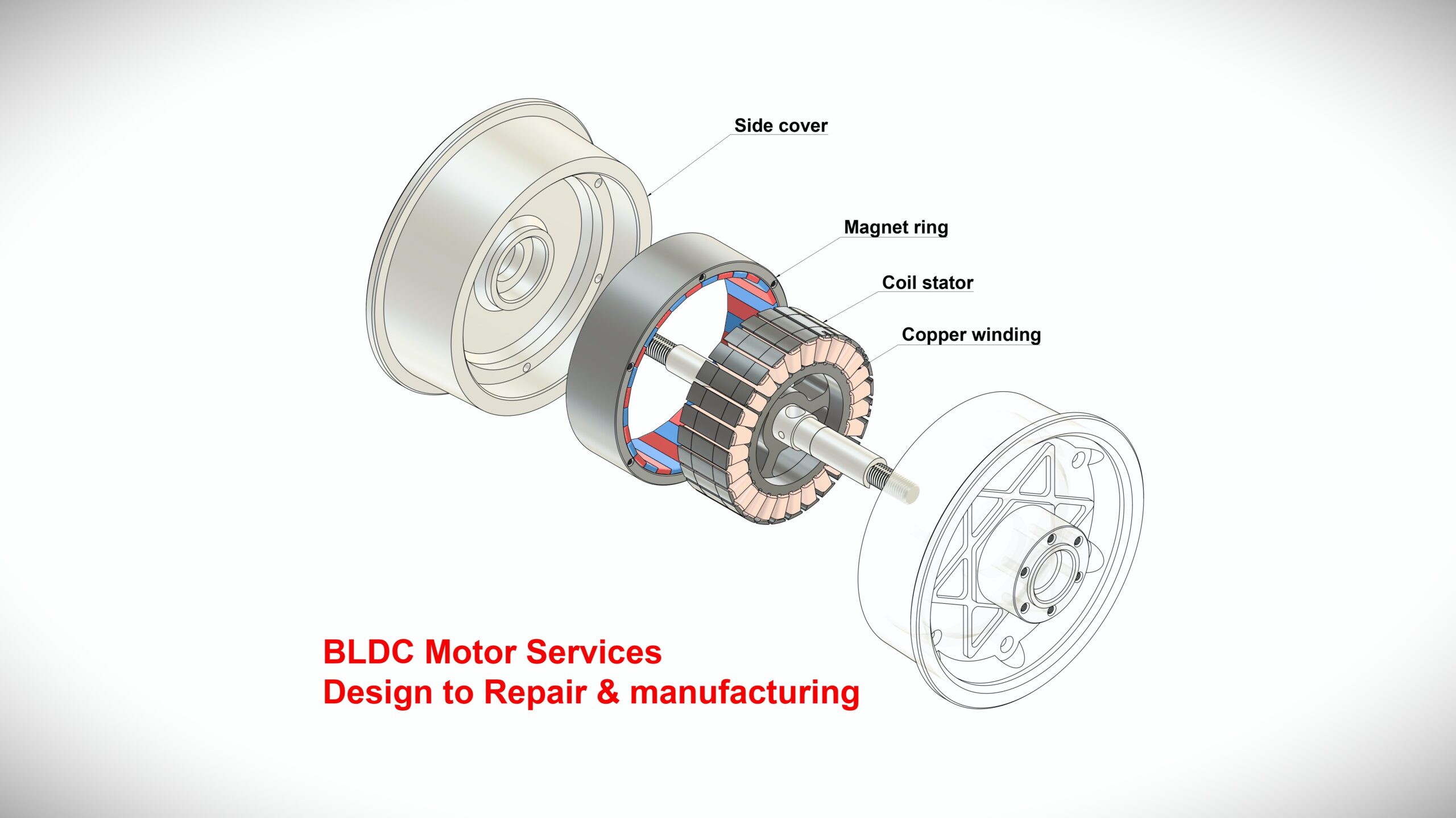 E-bike BLDC Motors manufacturing design work Solutions
